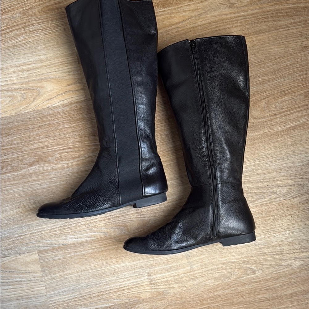 Sofft Black Over the Knee Boots Timeless Design